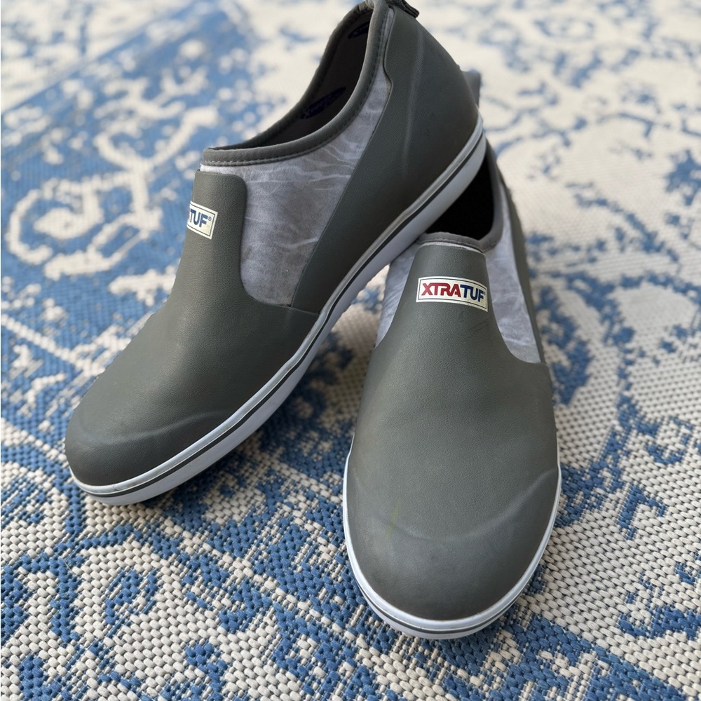 Gray Canvas Slip-On XtraTuf